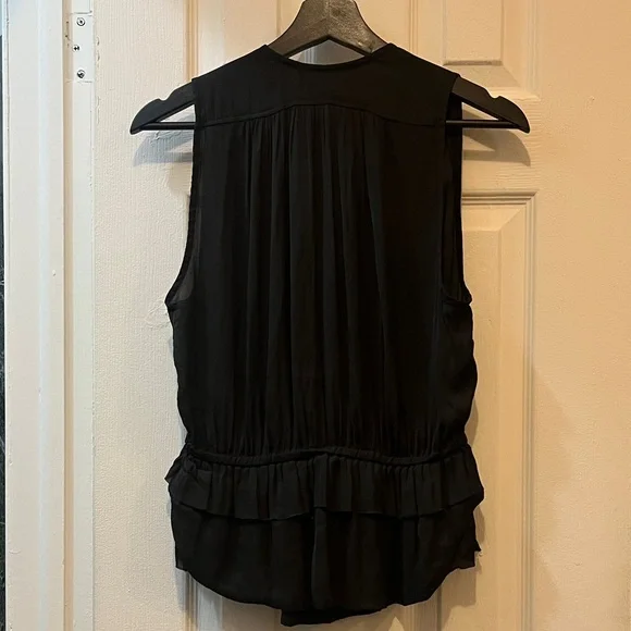 Isabel Marant Black Ruffled Blouse - Picture 4 of 4